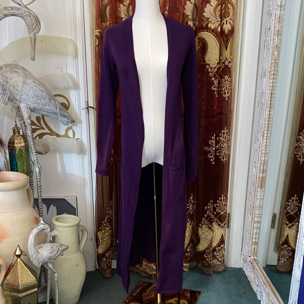 Asos Tall Purple Open Front knit Cardigan
